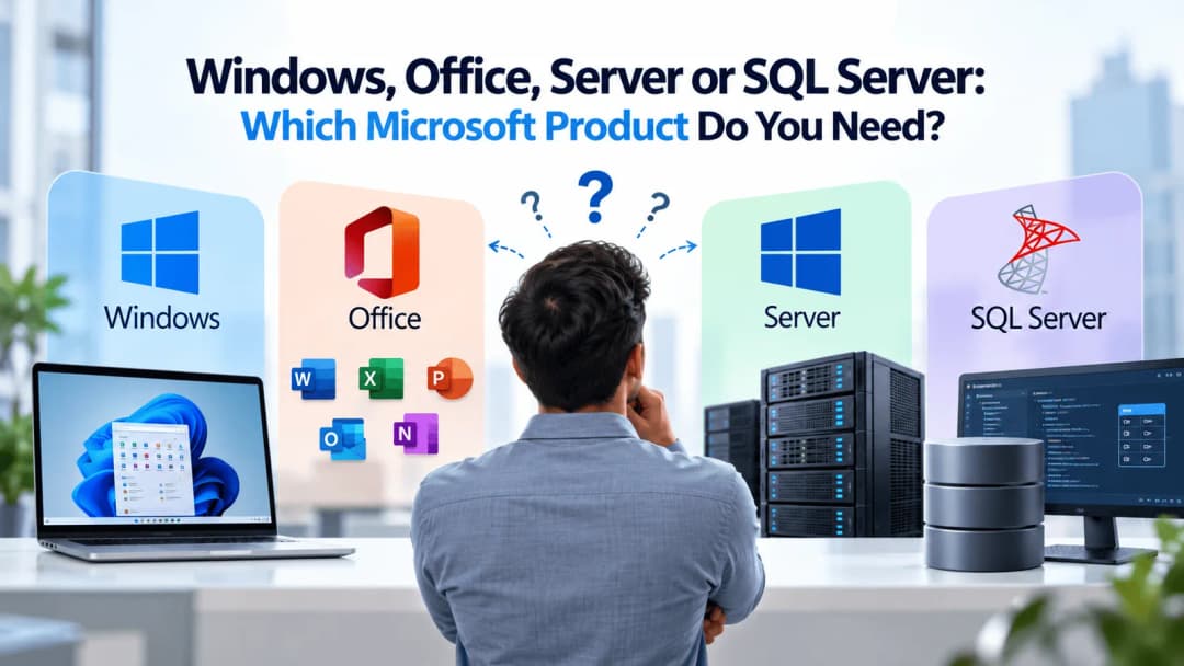 Windows, Office, Server or SQL Server: Which Microsoft Product Do You Need?