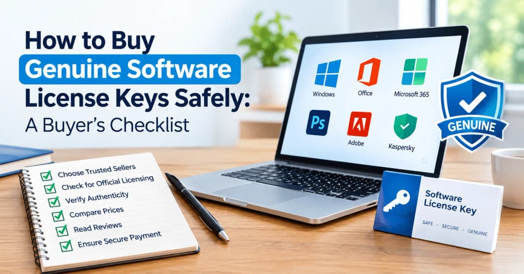How to Buy Genuine Software License Keys Safely: A Buyer's Checklist