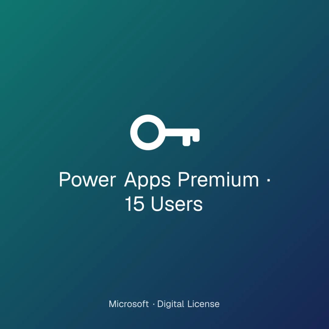 Power Apps Premium – 15 Users license