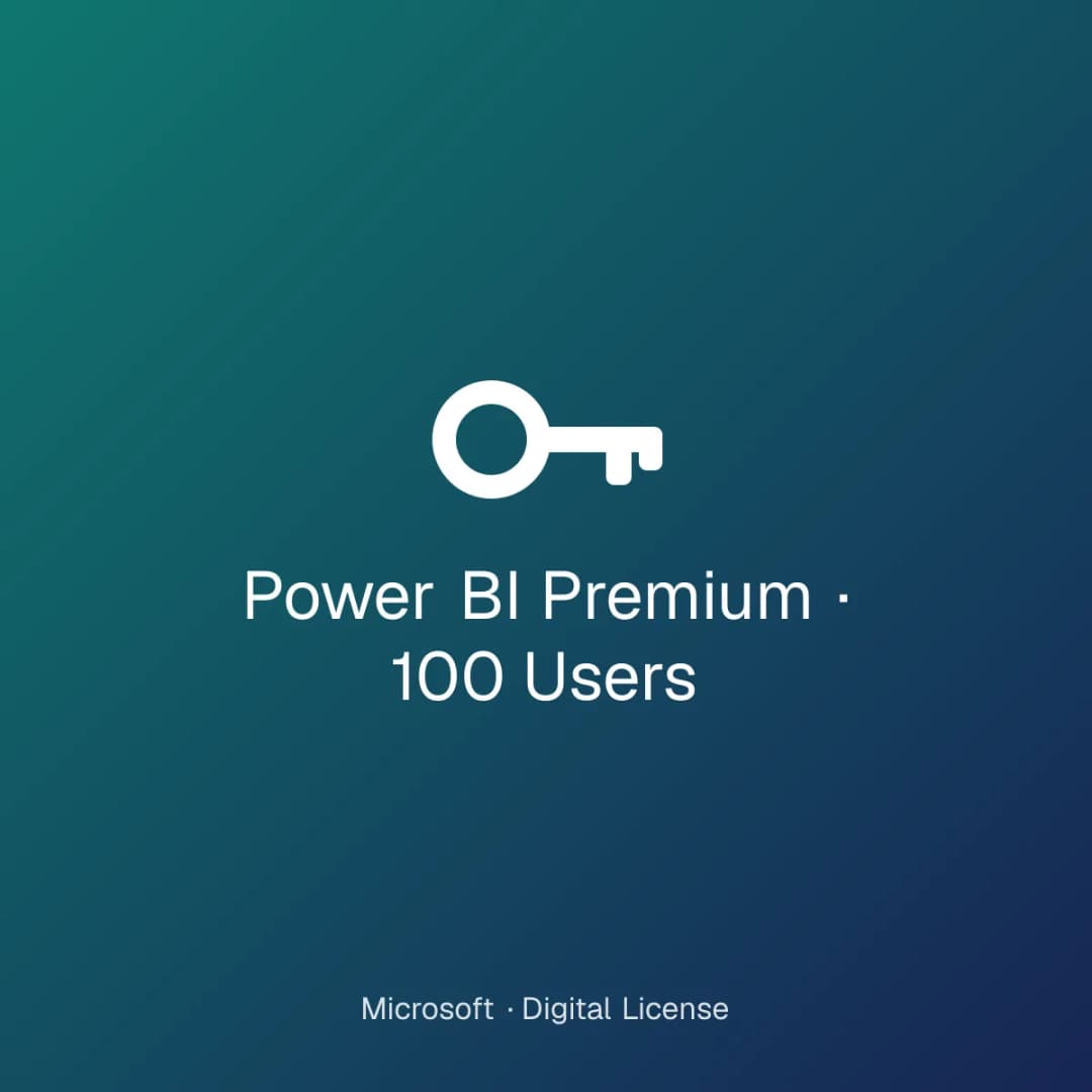 Power BI Premium – 100 Users license
