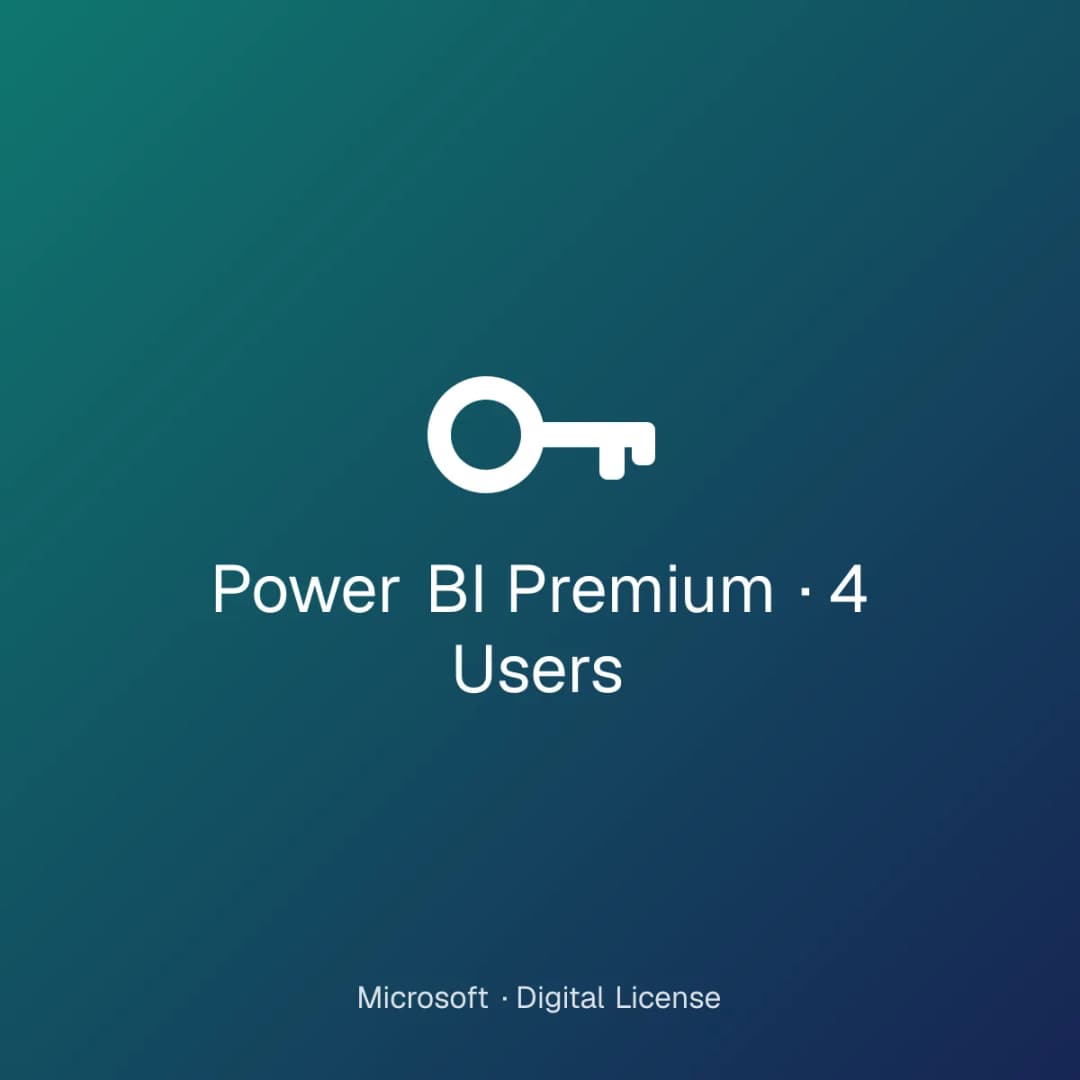 Power BI Premium – 4 Users license