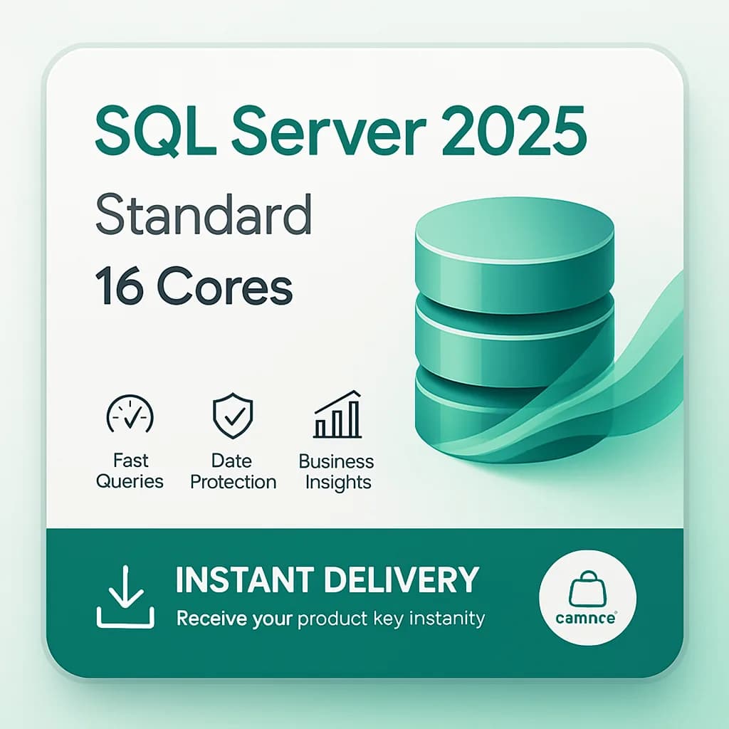 SQL Server 2025 Standard – 16 Core license key