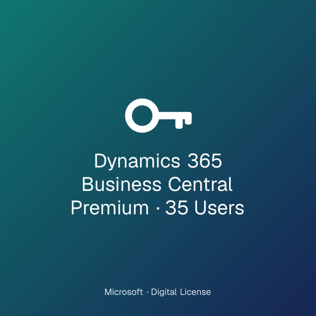 Dynamics 365 Business Central Premium – 35 Users license