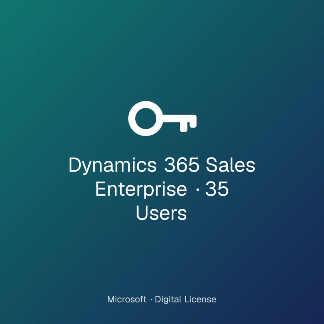 Dynamics 365 Sales Enterprise – 35 Users license