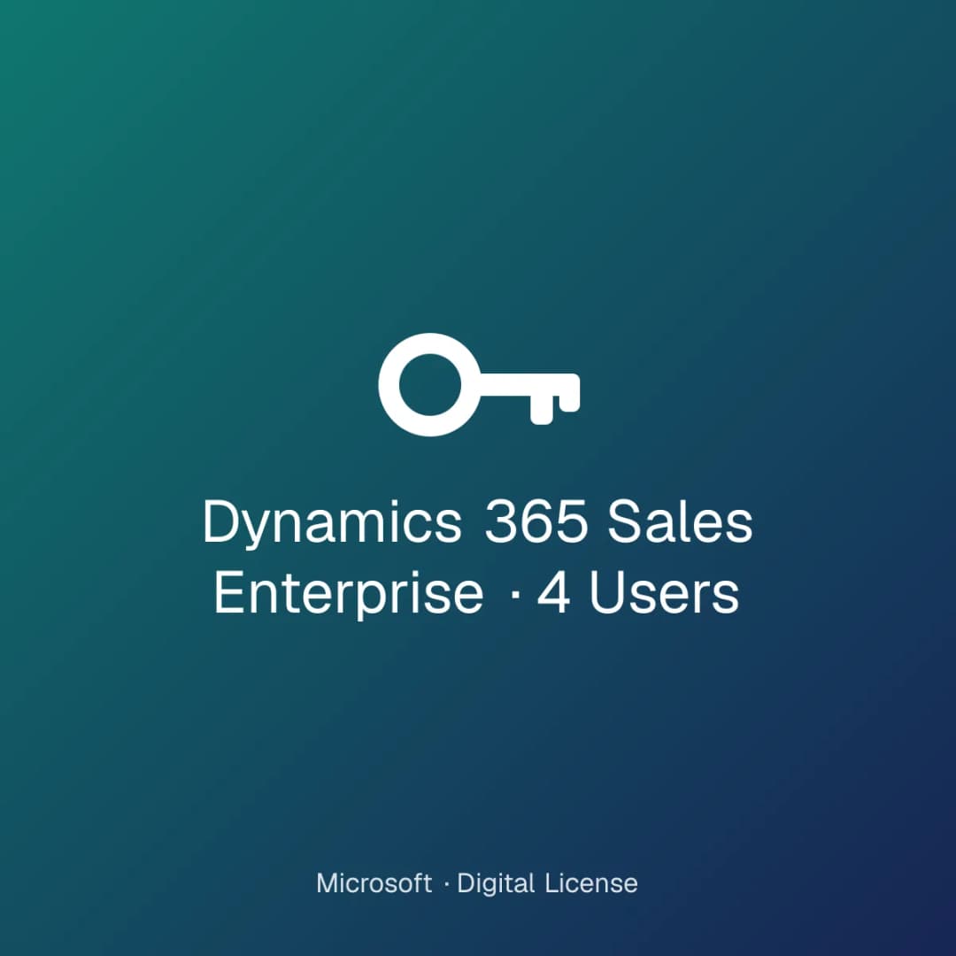 Dynamics 365 Sales Enterprise – 4 Users license