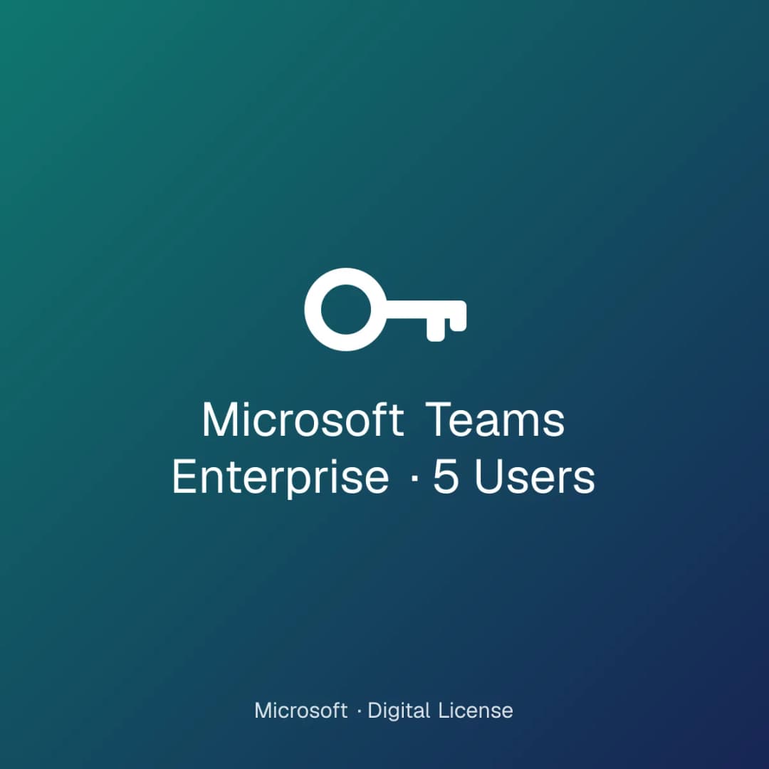 Microsoft Teams Enterprise – 5 Users license