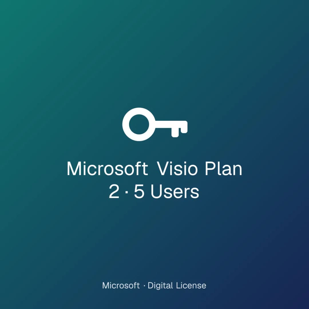Microsoft Visio Plan 2 – 5 Users license