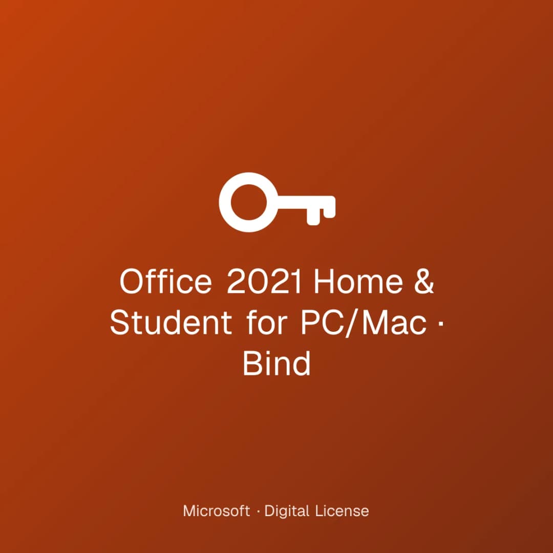 Office 2021 Home & Student for PC/Mac – Bind license