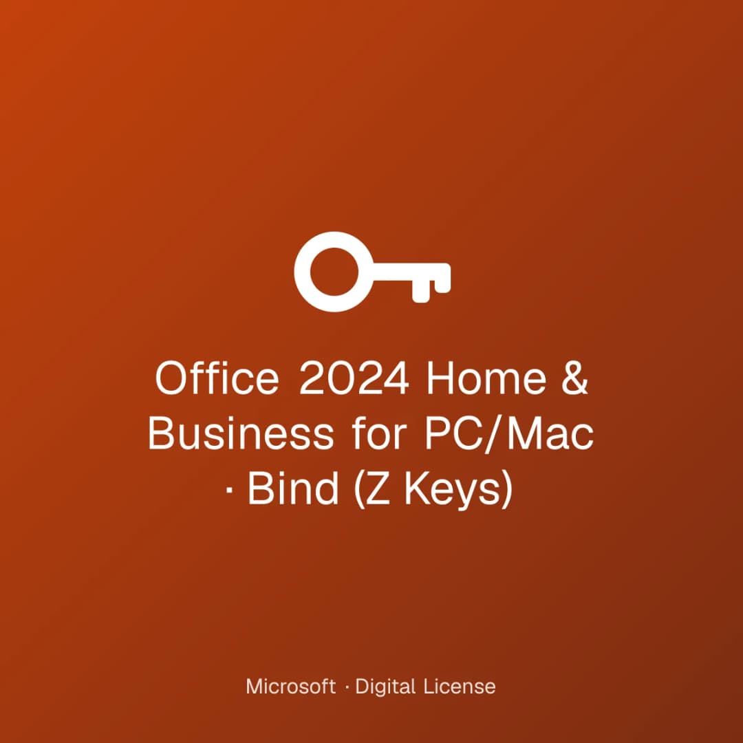 Office 2024 Home & Business for PC/Mac – Bind (Z Keys) license