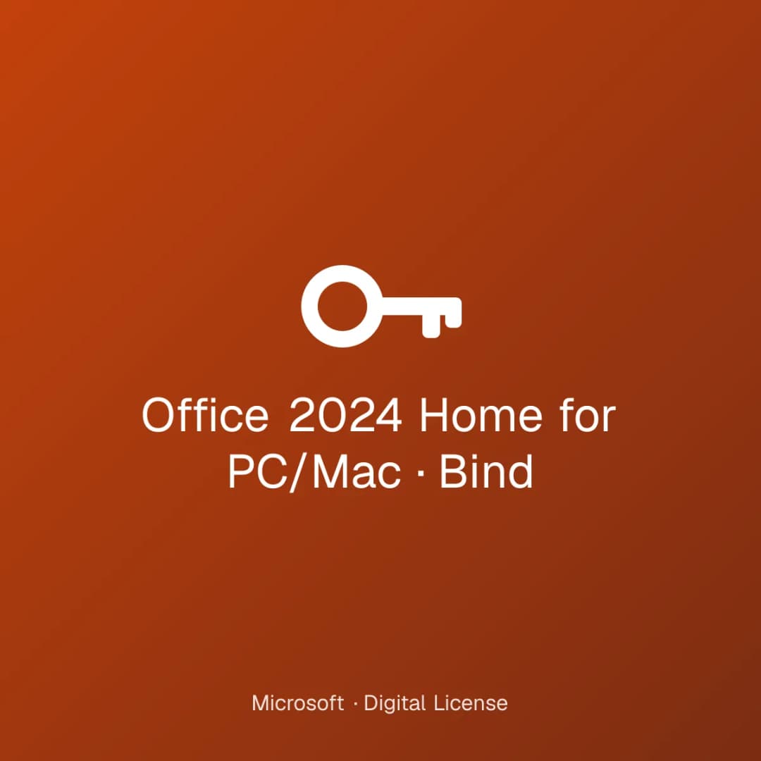 Office 2024 Home for PC/Mac – Bind license
