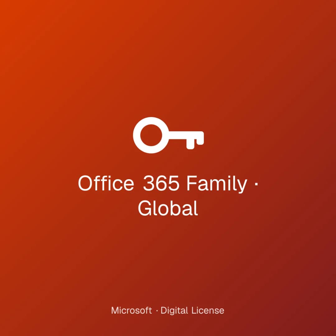 Office 365 Family – Global license