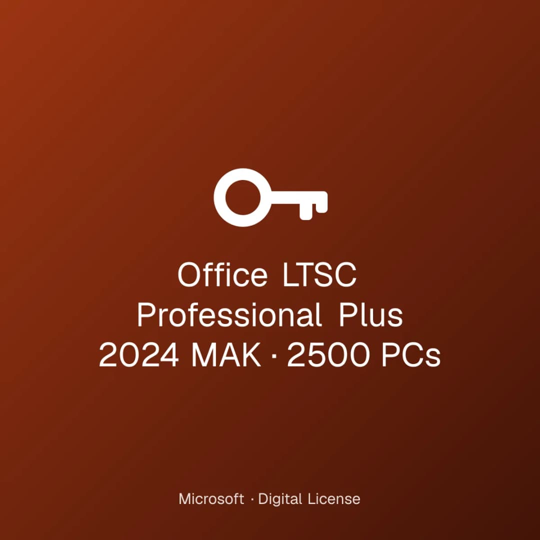 Office LTSC Professional Plus 2024 MAK – 2500 PCs license
