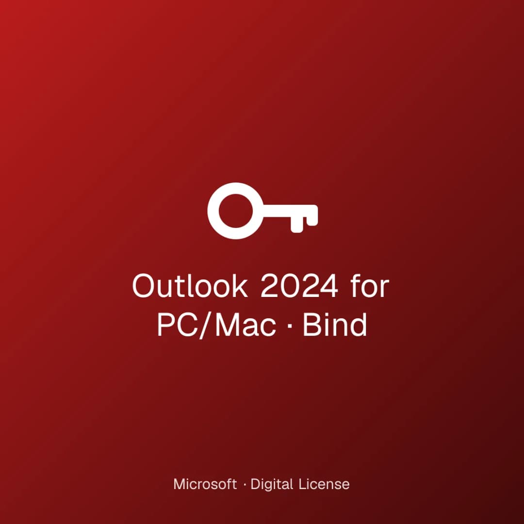 Outlook 2024 for PC/Mac – Bind license