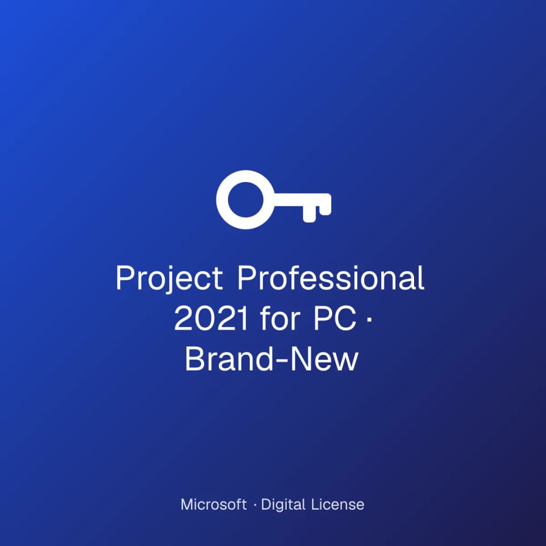 Project Professional 2021 for PC – Brand-New license