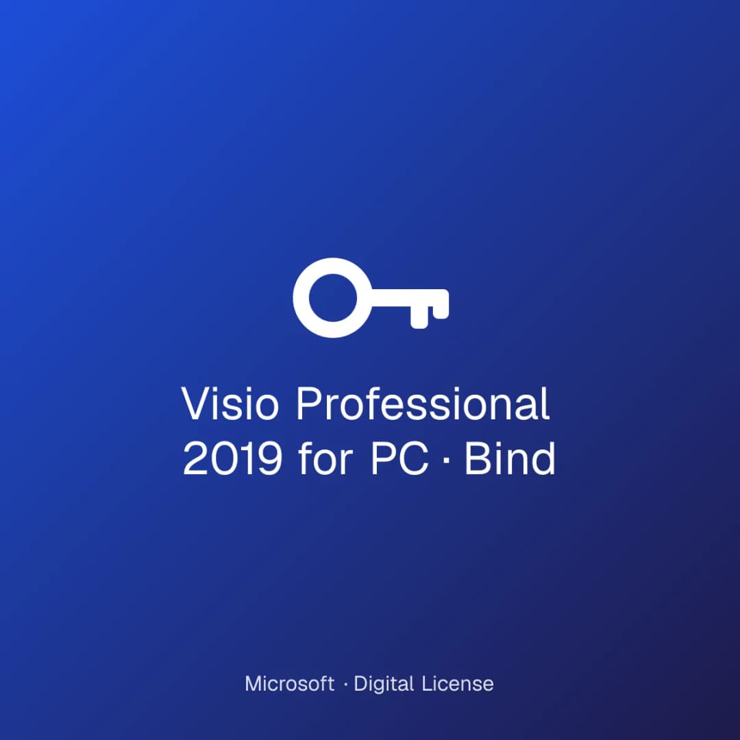 Visio Professional 2019 for PC – Bind license