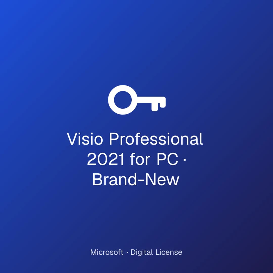Visio Professional 2021 for PC – Brand-New license