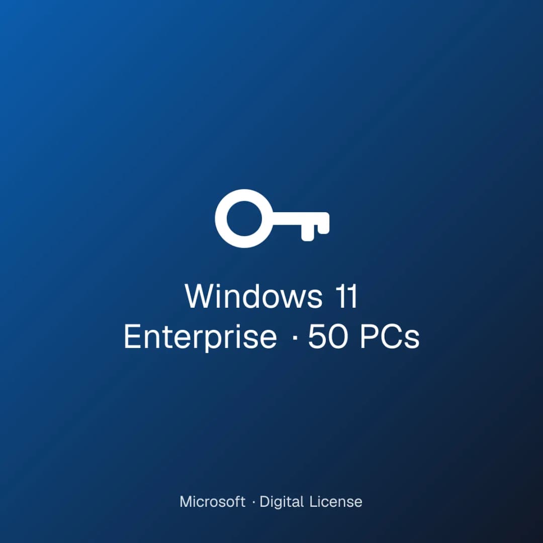 Windows 11 Enterprise – 50 PCs license