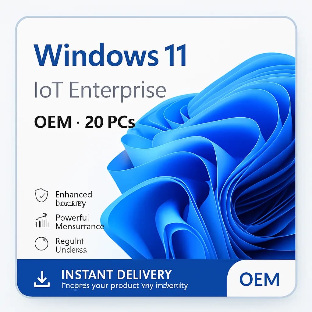 Windows 11 IoT Enterprise OEM – 20 PCs license key