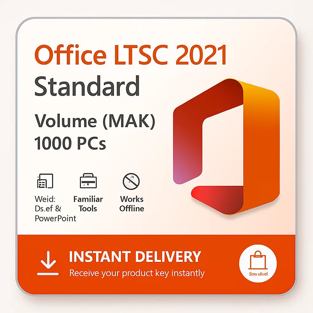 Office LTSC Standard 2021 MAK – 1000 PCs license key